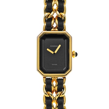 シャネル プルミエール XL H0001 ブラック レディース 時計 【中古】【wristwatch】