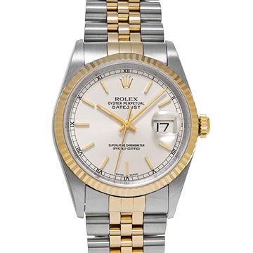 ロレックス デイトジャスト 16233 シルバー メンズ 時計 【中古】【wristwatch】