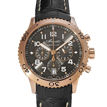 ブレゲ トランスアトランティック タイプXXI 3810BR/92/9ZU ブラウン メンズ 時計 【中古】【wristwatch】