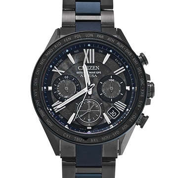 シチズン アテッサ 誕生35th記念限定モデル CC4066-69E ブラック メンズ 時計 【中古】【wristwatch】