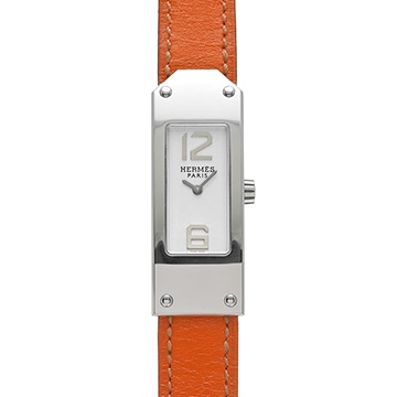 エルメス ケリー II ドゥブルトゥール KT1.210 ホワイト レディース 時計 【中古】【wristwatch】