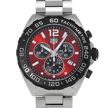 タグ ホイヤー フォーミュラ1 クロノグラフ CAZ101AN.BA0842 レッド メンズ 時計 【中古】【wristwatch】