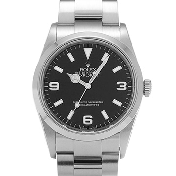 ロレックス エクスプローラー 114270 ブラック メンズ 時計 【中古】【wristwatch】