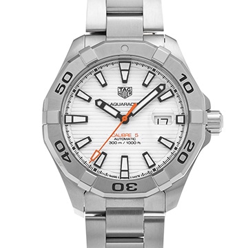 タグ ホイヤー アクアレーサー キャリバー5 WAY2013.BA0927 ホワイト メンズ 時計 【中古】【wristwatch】