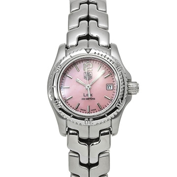 タグ ホイヤー リンク クォーツ WT141MA.BA0560 ピンクシェル レディース 時計 【中古】【wristwatch】