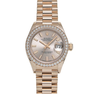 ロレックス レディ デイトジャスト 279135RBR ロゼカラー レディース 時計 【中古】【wristwatch】