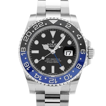ロレックス GMTマスターII 116710BLNR ブラック メンズ 時計 【中古】【wristwatch】
