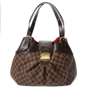 ルイ ヴィトン ダミエ システィナ GM ブラウン N41540 ダミエキャンバス レディース バッグ 【中古】【bag】