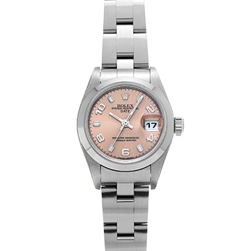 ロレックス オイスターパーペチュアル デイト 79160 ピンク レディース 時計 【中古】【wristwatch】