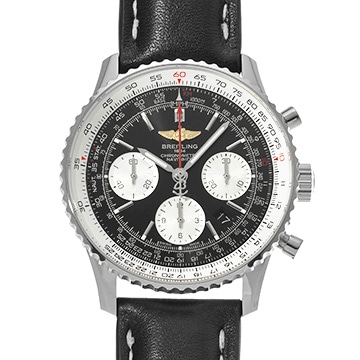 ブライトリング ナビタイマー 01 AB012012/BB01 ブラック/シルバー メンズ 時計 【中古】【wristwatch】