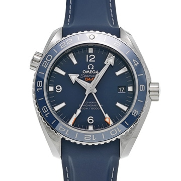 オメガ シーマスター プラネットオーシャン 600 コーアクシャル GMT 232.92.44.22.03.001 ブルー メンズ 時計 【中古】【wristwatch】