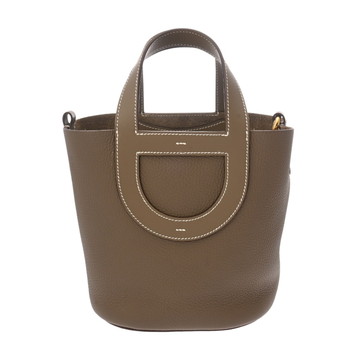 エルメス インザループ 18 エトゥープ トリヨンクレマンス/ヴォースイフト レディース バッグ 【中古】【bag】
