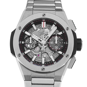 ウブロ ビッグバン インテグラル チタニウム 451.NX.1170.NX マットブラックスケルトン メンズ 時計 【中古】【wristwatch】