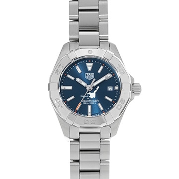 タグ ホイヤー アクアレーサー クォーツ WBD1416.BA0741 ブルー レディース 時計 【中古】【wristwatch】