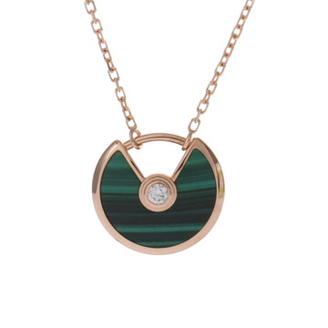 カルティエ アミュレット ネックレス XS ゴールド K18ピンクゴールド PG レディース ジュエリー 【中古】【jewelry】