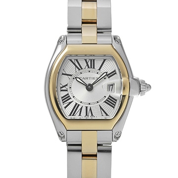 カルティエ ロードスター SM W62026Y4 シルバー レディース 時計 【中古】【wristwatch】