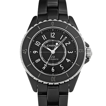 シャネル J12 33MM H5696 ブラックラッカー レディース 時計 【中古】【wristwatch】