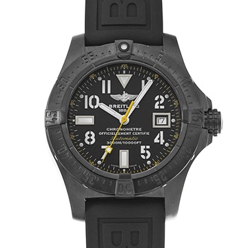 ブライトリング アベンジャー シーウルフ 1000本限定 M17330B2/BC05 ブラック メンズ 時計 【中古】【wristwatch】
