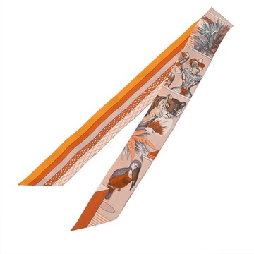 エルメス ツイリー GRAND THEATRE NOUVEAU マルチカラー 063761S シルク100％ レディース 【中古】【other】