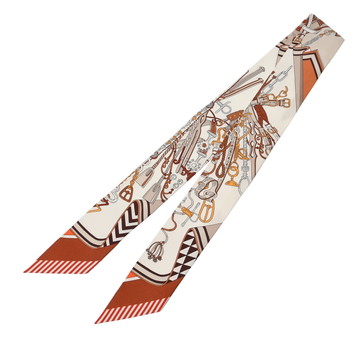 エルメス ツイリー BOUQUETS SELLIER マルチカラー シルク100％ レディース 【中古】【other】