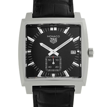 タグ ホイヤー モナコ クォーツ WAW131A.FC6177 ブラックラッカー ユニセックス 時計 【中古】【wristwatch】
