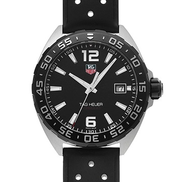 タグ ホイヤー フォーミュラ1 クォーツ WAZ1110.FT8023 ブラック メンズ 時計 【中古】【wristwatch】