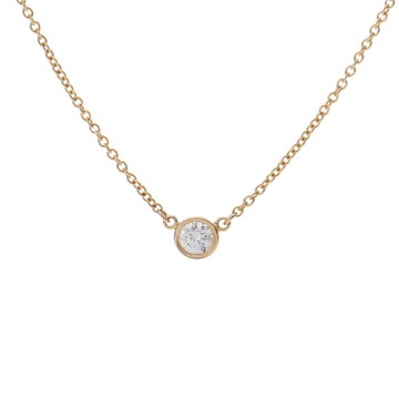 ティファニー バイザヤード ネックレス ゴールド K18イエローゴールド YG レディース ジュエリー 【中古】【jewelry】