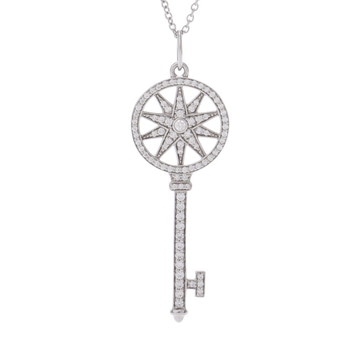 ティファニー スターキー ネックレス シルバー Pt950プラチナ レディース ジュエリー 【中古】【jewelry】