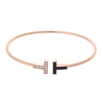 ティファニー Tワイヤー ブレスレット ゴールド K18イエローゴールド YG レディース ジュエリー 【中古】【jewelry】