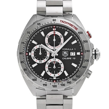 タグ ホイヤー フォーミュラ1 キャリバー16 クロノグラフ CAZ2010.BA0876 ブラック メンズ 時計 【中古】【wristwatch】
