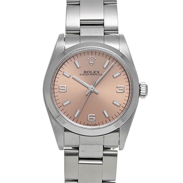 ロレックス オイスターパーペチュアル 77080 ピンク ユニセックス 時計 【中古】【wristwatch】