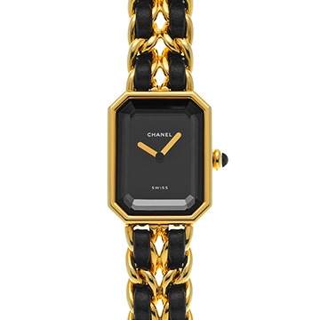 シャネル プルミエール S H0001 ブラック レディース 時計 【中古】【wristwatch】
