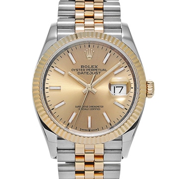ロレックス デイトジャスト 126233 シャンパン メンズ 時計 【中古】【wristwatch】