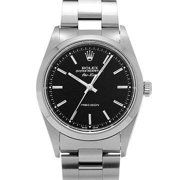 ロレックス エアキング 14000 ブラック メンズ 時計 【中古】【wristwatch】