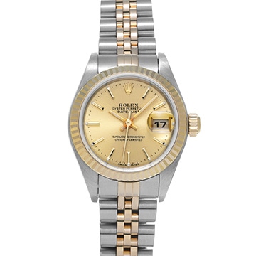 ロレックス デイトジャスト 79173 シャンパン レディース 時計 【中古】【wristwatch】