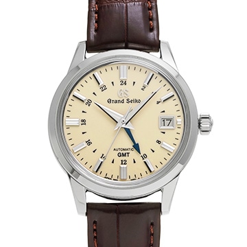 グランドセイコー メカニカル GMT SBGM021 アイボリー メンズ 時計 【中古】【wristwatch】