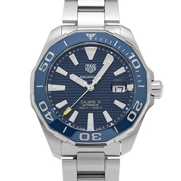 タグ ホイヤー アクアレーサー キャリバー5 WAY201B.BA0927 ブルー メンズ 時計 【中古】【wristwatch】