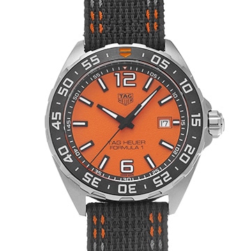 タグ ホイヤー フォーミュラ1 クォーツ WAZ101A.FC8305 オレンジ メンズ 時計 【中古】【wristwatch】