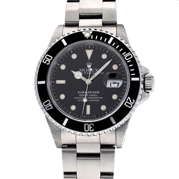 ロレックス サブマリーナ デイト 16610 ブラック メンズ 時計 【中古】【wristwatch】