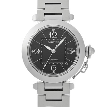 カルティエ パシャC W31076M7 ブラック ユニセックス 時計 【中古】【wristwatch】