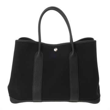 エルメス ガーデンパーティ PM ブラック トワルオフィシエ/ネゴンダ レディース バッグ 【中古】【bag】