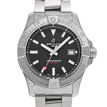 ブライトリング アベンジャー オートマチック 42 A17328101B1A1 ブラック メンズ 時計 【中古】【wristwatch】