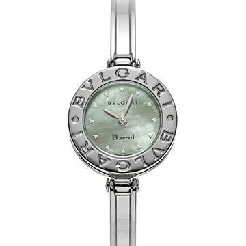 ブルガリ ビーゼロワン BZ22S グリーンシェル/ダイヤモンド レディース 時計 【中古】【wristwatch】