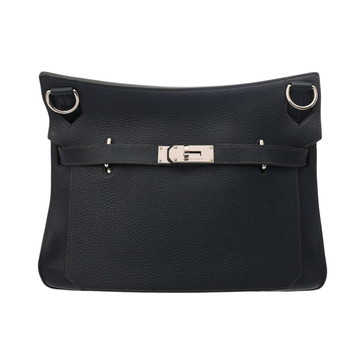 エルメス ジプシエール 34  ブルードマルト トリヨンクレマンス レディース バッグ 【中古】【bag】