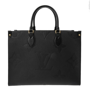 ルイ ヴィトン モノグラムアンプラント オンザゴー MM ノワール M45595 レザー ユニセックス バッグ 【中古】【bag】