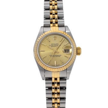 ロレックス デイトジャスト 79173 シャンパンタペストリー レディース 時計 【中古】【wristwatch】