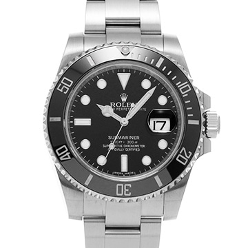 ロレックス サブマリーナ デイト 116610LN ブラック メンズ 時計 【中古】【wristwatch】
