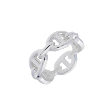 エルメス シェーヌダンクル リング #53 シルバー シルバー925 レディース ジュエリー 【中古】【jewelry】