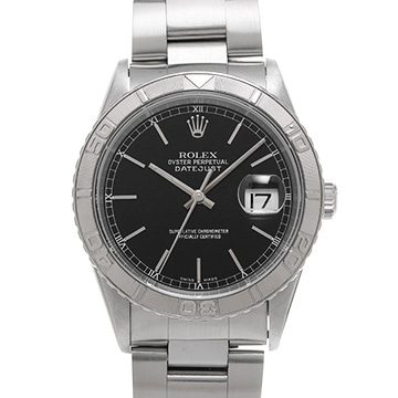 ロレックス デイトジャスト 36 サンダーバード 16264 ブラック メンズ 時計 【中古】【wristwatch】