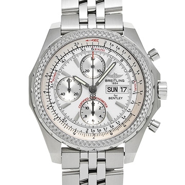 ブライトリング ベントレー GT レーシング A1336313/A575 ホワイト/シルバー メンズ 時計 【中古】【wristwatch】